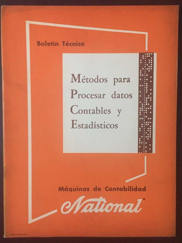 Boletín Técnico National. Máquinas De Contabilidad