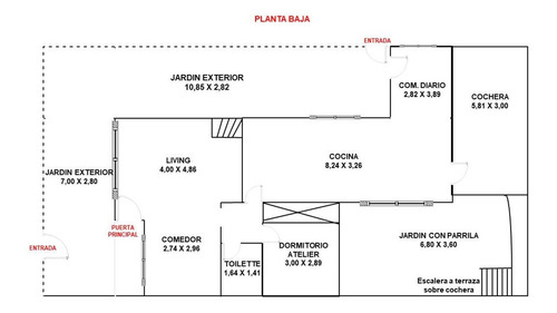 Imagen 8 de 30 de Venta Casa 5 Ambientes/cochera/parrilla/ubicación