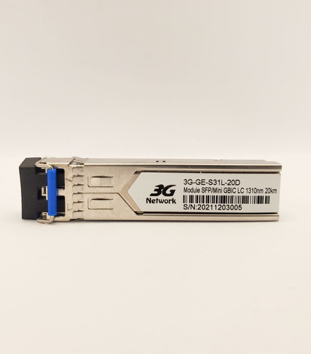 Modulo Sfp/mini 1.25g Gbic Lc 1310nm 20km Monomodo 