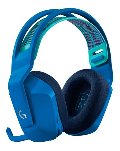 Imagen 3 de 6 de Auricular Wireless Microfono Logitech G733 Rgb Azul