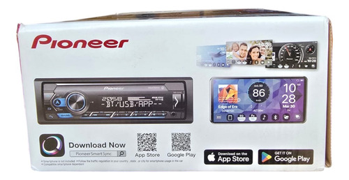 Autoestéreo Para Auto Pioneer Mvh S325 Con Usb Y Bluetooth