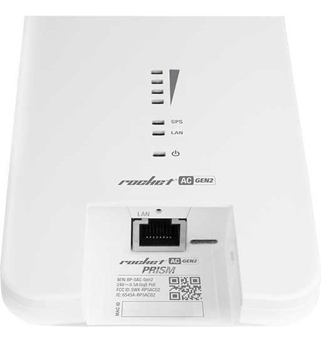 Imagen 2 de 4 de Ubiquiti Rocket Prism 5 Ac Gen2 Rp-5ac-gen2 Gps Sync 2x2