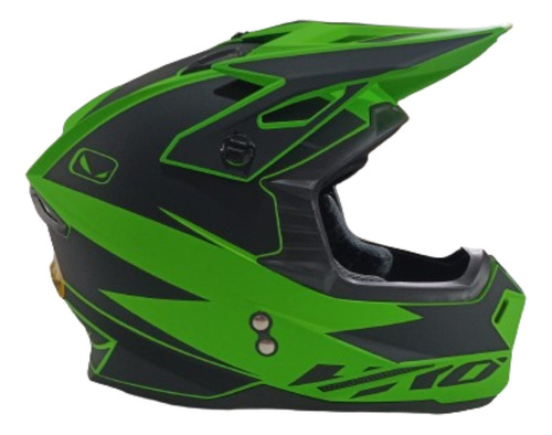 Cascos De Motos Cross Hro Mx03 Verde Airoh/mt/ls2/hjc