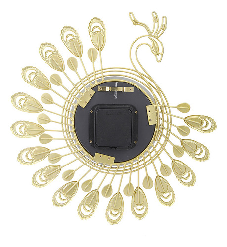 Reloj De Pared Moderno De Hierro Que No Hace Tictac, Grande,