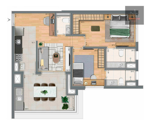 Imagem 8 de 30 de Apartamento À Venda Com 2 Suítes Em Pinheiros Próximo Ao Metrô Clínicas - Tc1858