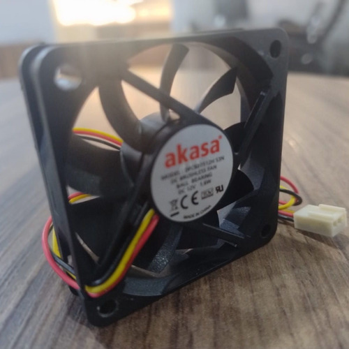 Microventilador Cooler 60x60x15mm 12v - Kit Com 2 Peças