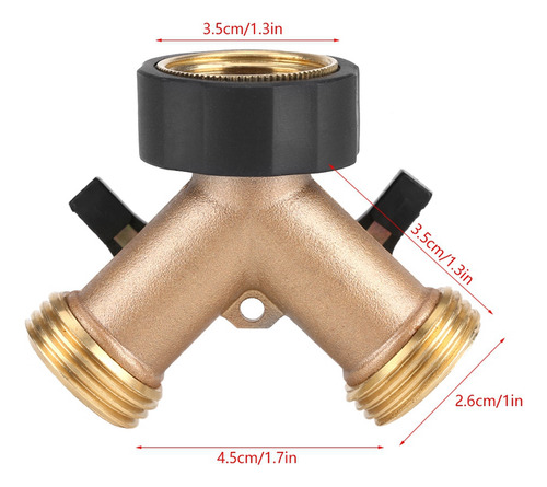Adaptador De Toma De Agua Y Con Conector De Manguera 3/4