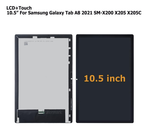 Tela Lcd Para Samsung Galaxy Tab A8 10.5 2021 X200 X205