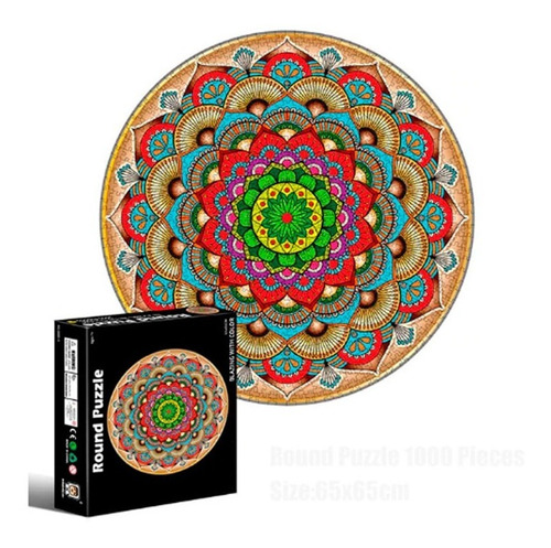 Puzzle Circular 1000 Piezas Modelo Mandala