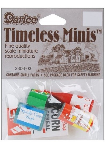 Darice Timeless Miniaturas: Comestibles.