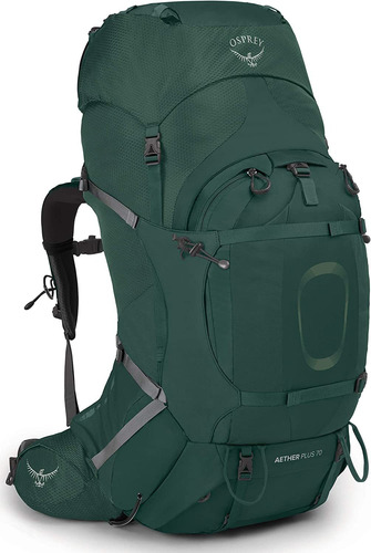 Mochila Senderismo Verde Osprey Aether + Cubierta Lluvia ...