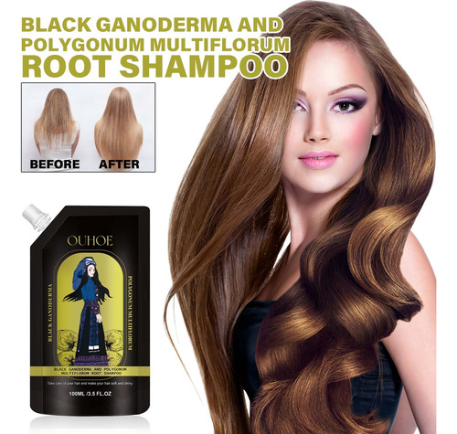 Shampoo Para Cabelo Com Extrato Vegetal H Ganoderma Nigrum G