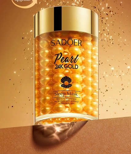 Kit Facial Sadoer 24k Golden Pearl Colágeno Blanqueamiento