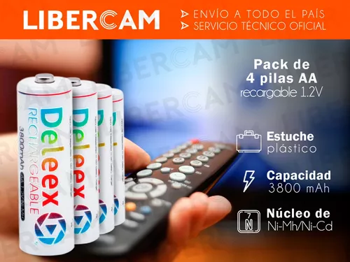 Pila Bateria Recargable Aa Blister Pack X 4 3800mah Pilas