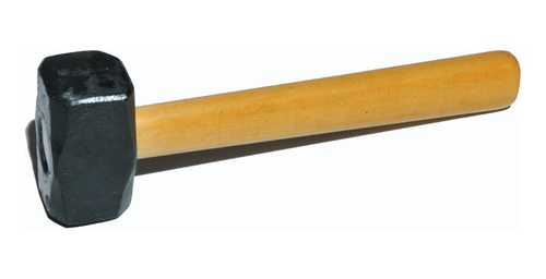 Maza Martillo Albañil 3 Kg Forjada Cabo Madera