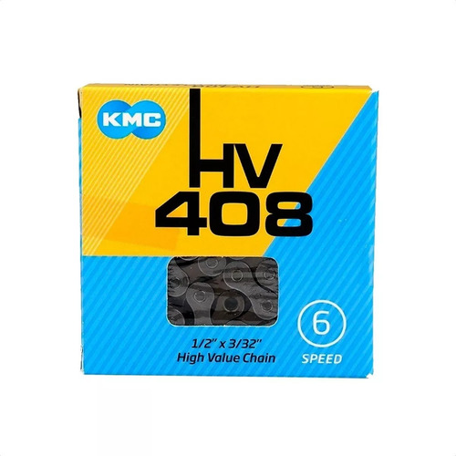 Cadena Kmc Hv408 Gray / Brown 1/2 X 3/32 6v -works!