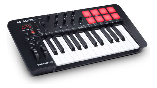 Controlador Midi Oxygen 25 Mkv M-audio