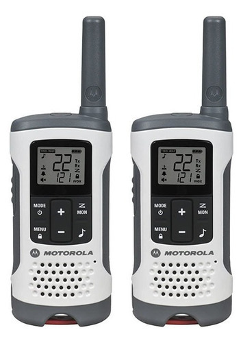 Kit Radios Motorola 40km* 25 Millas Puerto Micro Usb T260mc Bandas de frecuencia GMRS/FRS Color Blanco