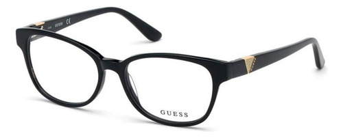 Óculos De Grau Guess Gu2709 001-53 Cor Preto