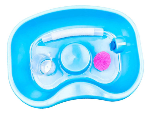 Lavabo De Cabecera Con Sistema De Enjuague De 150 Azul Claro