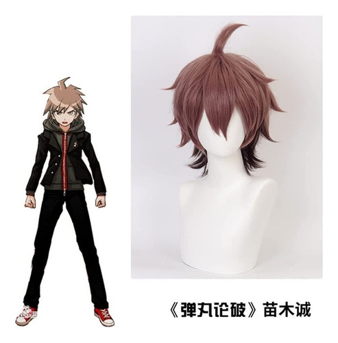Peluca Para Cosplay, Peluca Naegi Makoto, Pelucas Cortas