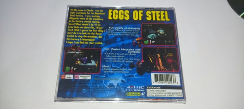 Eggs Of Steel Patch Mídia Preta Playstation 1