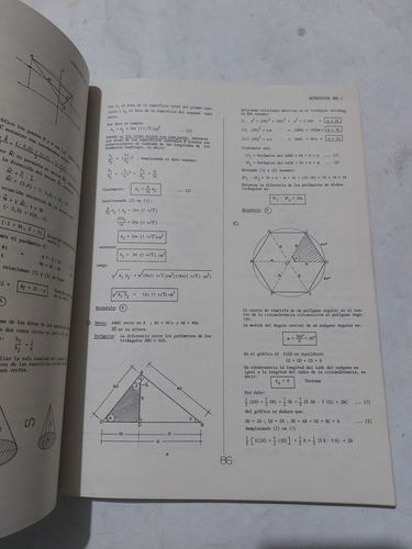 Libro Exámenes De Admisión Uni Solucionario 84 Al 87 (Usado)