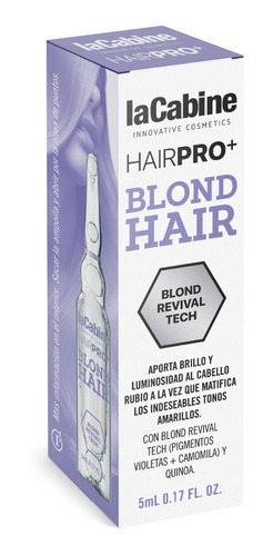Ampollas Hair Pro+ Blond Hair Capilar 5 Ml
