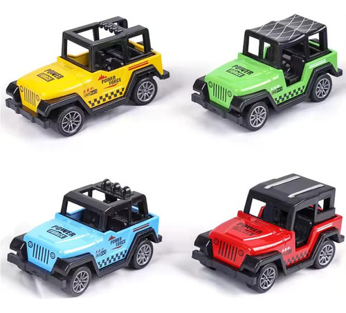 Set 4x Autos Todoterreno 4x4 Expedición Juguete