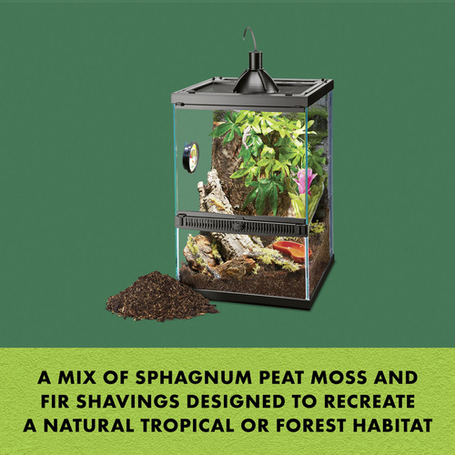 Sustrato Para Terrario De Reptiles Mezcla De Jungla 4 Cuarto