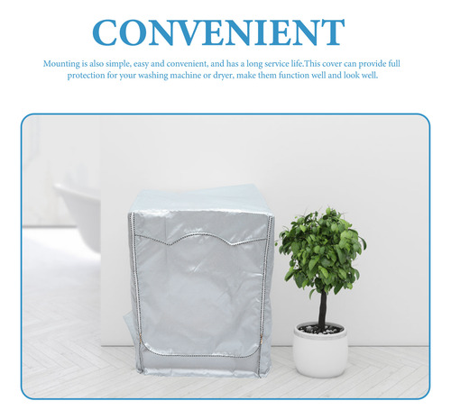 Protector Impermeable Para Lavadora, Funda Para Lavadora