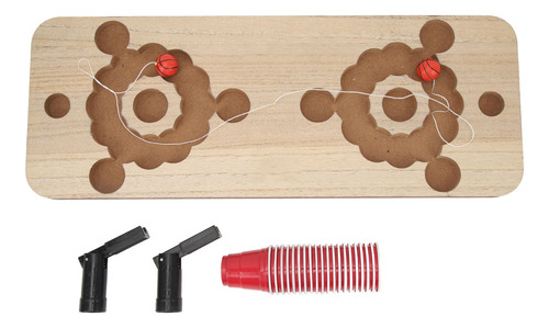 Juego De Mesa Beer Pong, Juego De Mesa Para Beber, Madera
