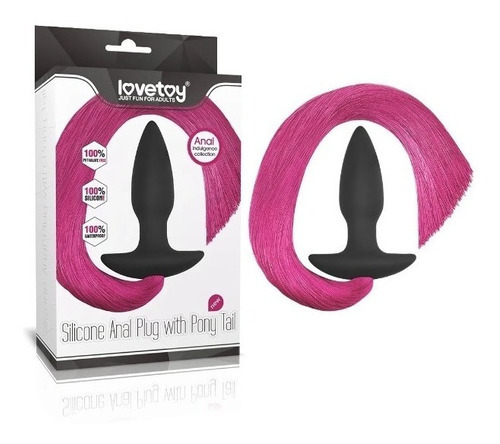Plug anal com dilatador macio de rabo de cavalo - Lovetoy