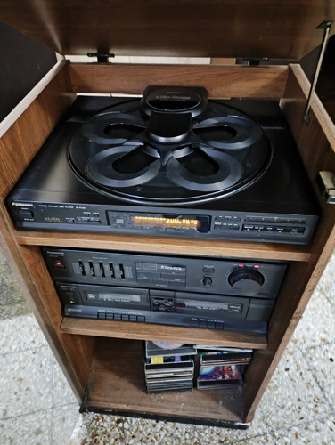 Centro Musical Panasonic Sa-h82+ Sb-zr820+ Sl-pc364 Original Negro 200 W (Usado)