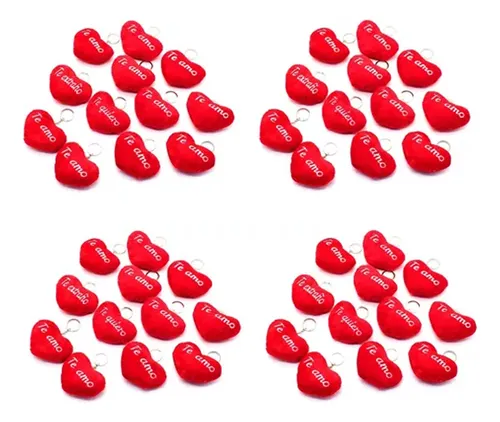 comprar Pack 12 Llaveros Corazones Te Amo San Valentin Día Del Amor