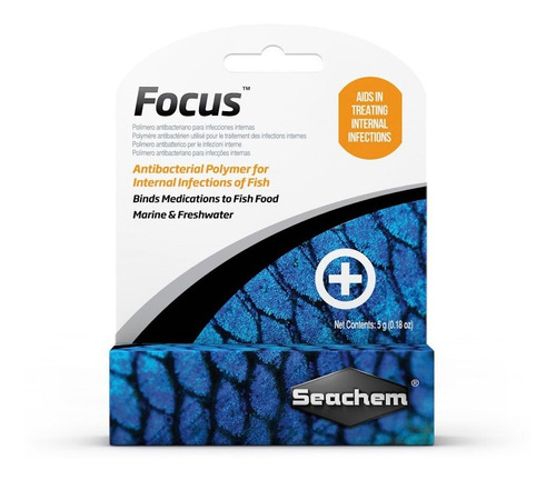 Focus Antibacteriano 5g Seachem Acuario Pecera Peces