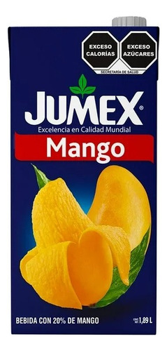 7 Pza Bebida Jumex Con Mango 1.89 L