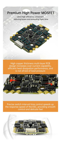 E70 G1 4 En 1 Esc 2-8s 70a Blheli 32 Bits 128 K Uav Esc Para