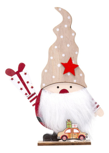 4 Estatua De Papá Noel, Escultura De 13x4x18cm