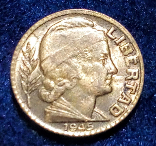 Moneda Argentina 5 Centavos 1945 #217 (Usado)