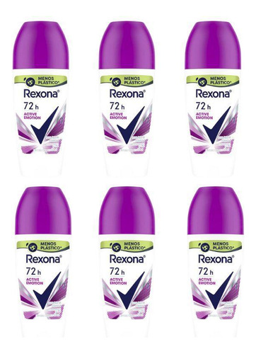 Desodorante Roll-on Rexona Feminino Active Emotion 50ml