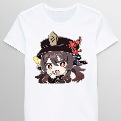 Remera Chibi Hu Tao Genshin Impact 94003070