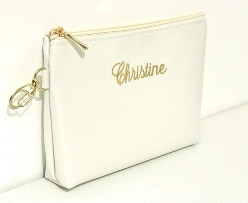 20 Necessaire Personalizada Nome Bordado