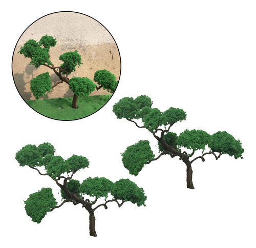 2x Modelo De Árboles Trainery, Árboles De 12 Cm