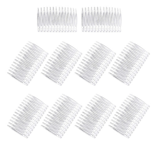 Pangda 10 Piezas Clear Hair Combets Women Hair Combs 14 Dien