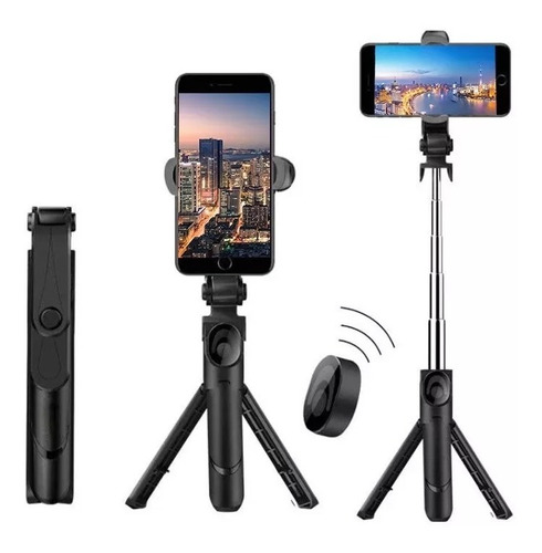 Kit Bastón Selfies Monopod Bluetooth Con Trípode Tik Tok 