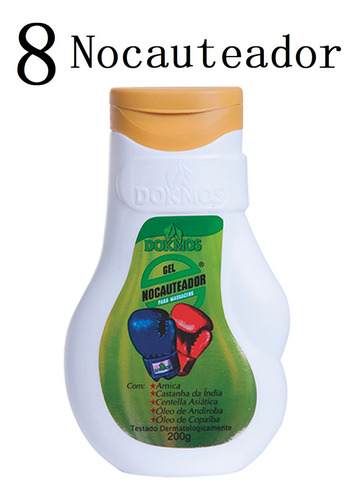 Kit 8 Gel Nocauteador Combate Dor Muscular Arnica Dokmos