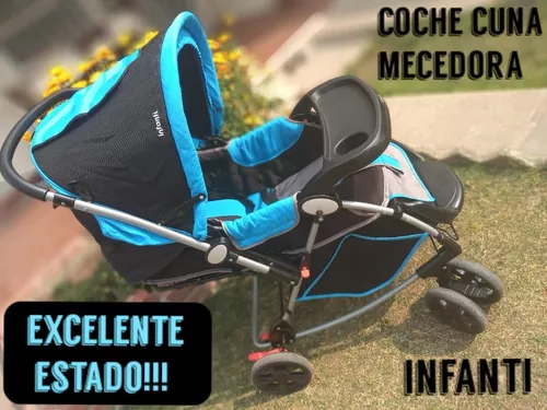 COCHECITO BEBE MECEDOR ROCKING GRIS - Infanti