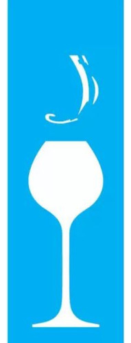 Stencil Opa Taça 10x30 - 1791