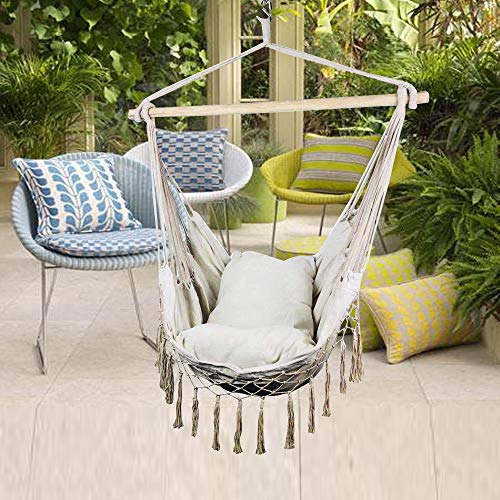Silla De Techo De Macramé, Columpio De Hamaca Bohemio ...